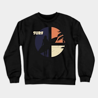 Ready to Surf Silhouette Crewneck Sweatshirt